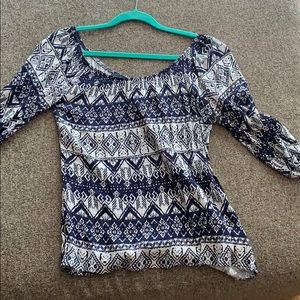Lightweight Patterned Blouse